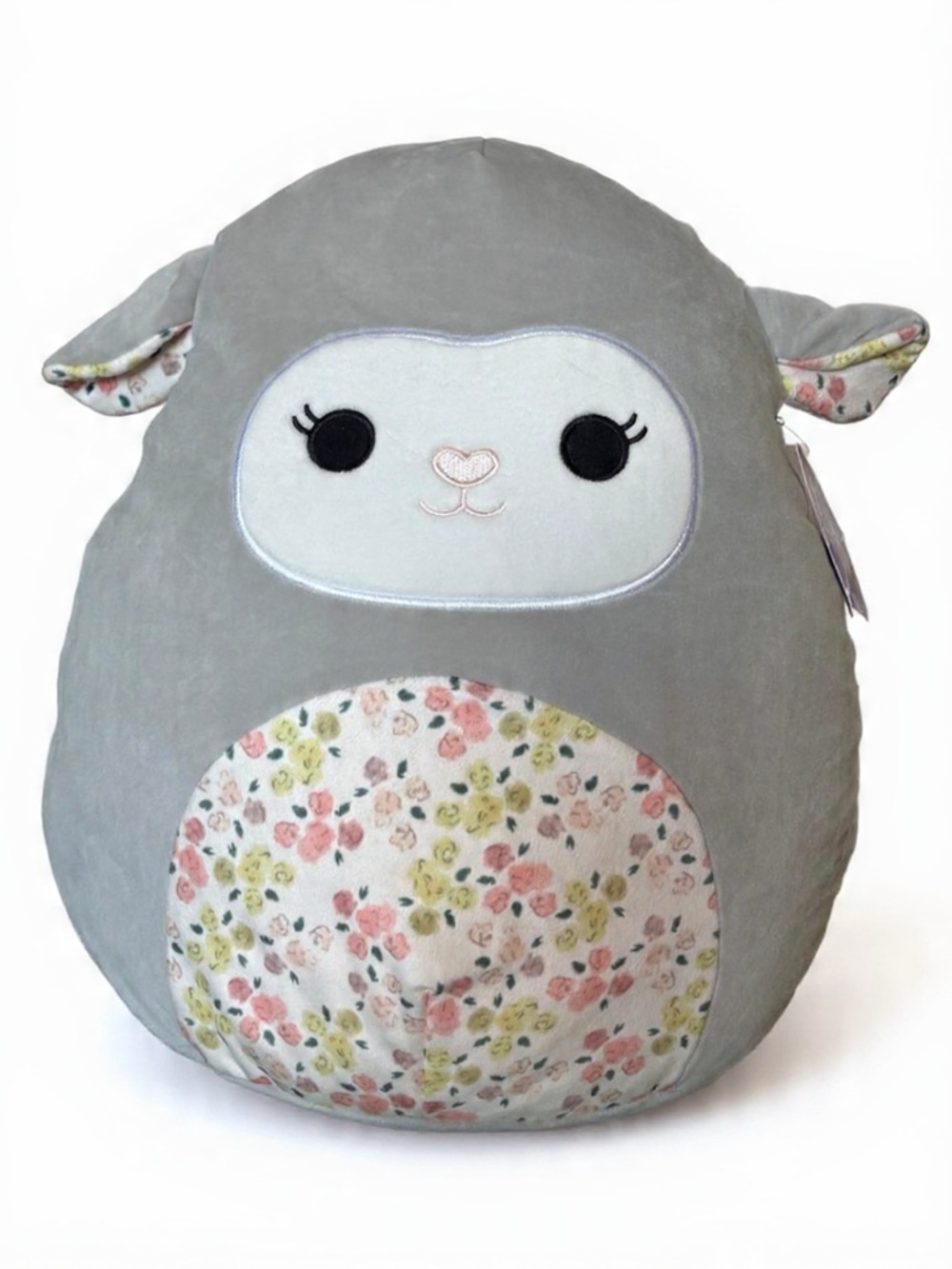 NWT Squishmallows ELEA The LAMB 16" Plush, Floral Belly Lamb Sheep Plush
